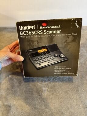 Uniden Bearcat:BC365CRS Scanner - Built In FM Radio, Alarm Clock & Weather Alert
